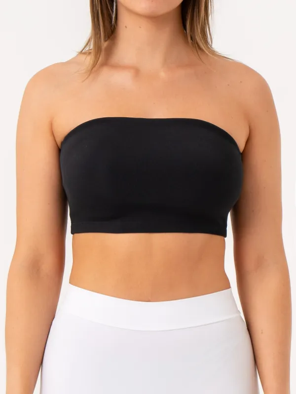 NKD Strapless Tank Bra - Black sold by Ryderwear