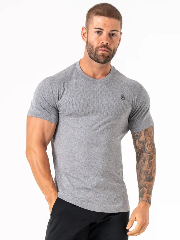 Element Seamless T-Shirt - Charcoal Marl sold by Ryderwear