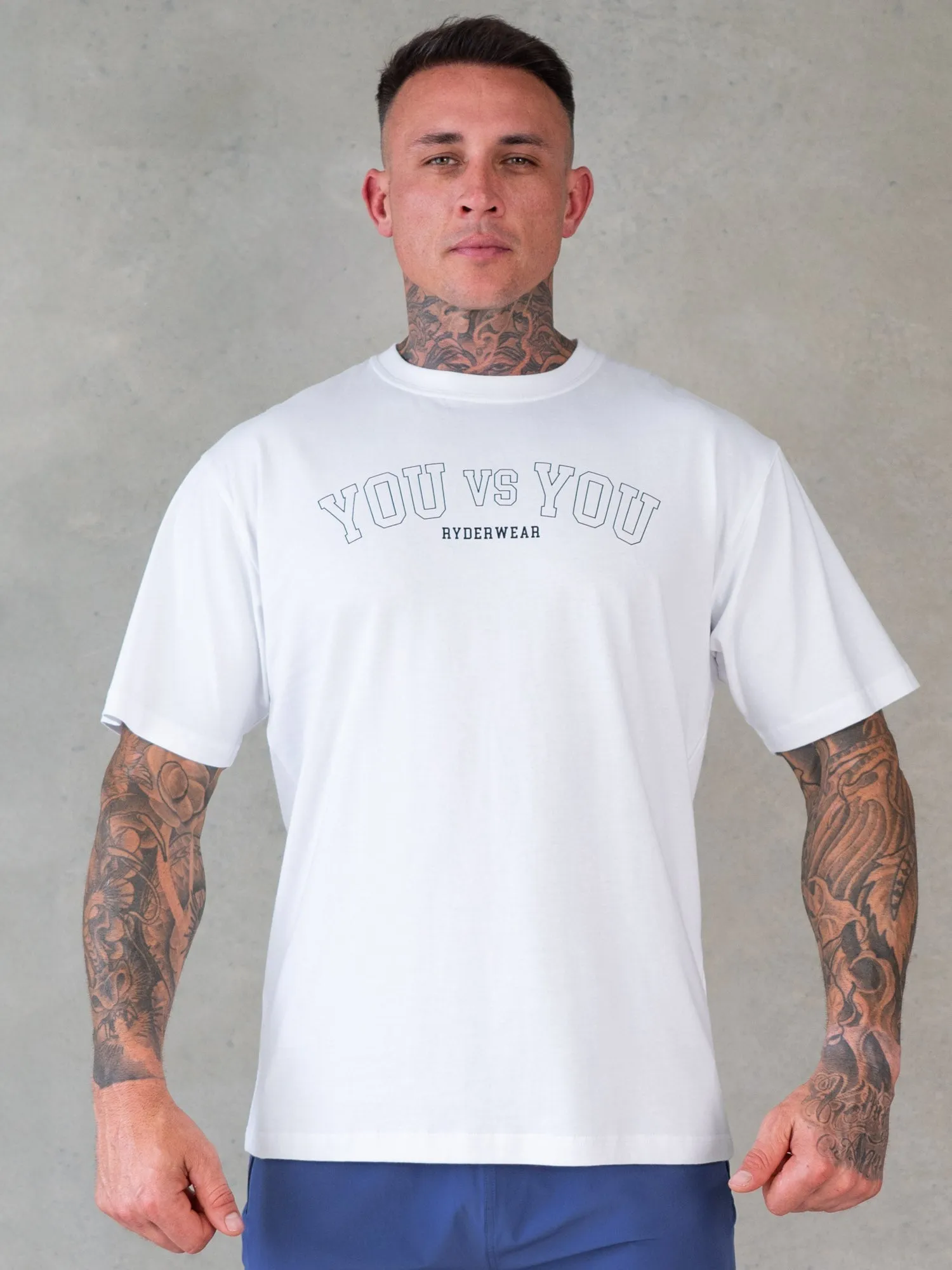 You vs You Oversized T-Shirt - White sold by Ryderwear