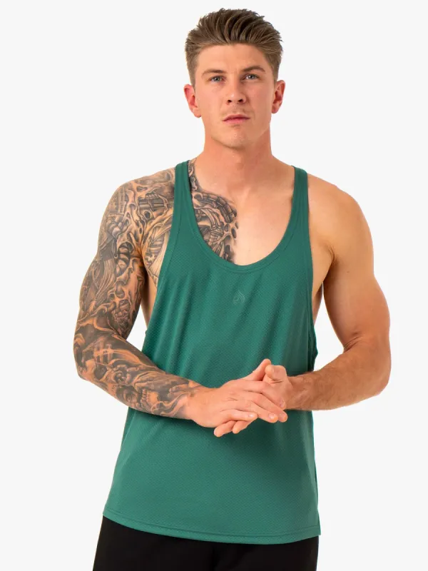 Enhance Stringer T-Back - Green sold by Ryderwear