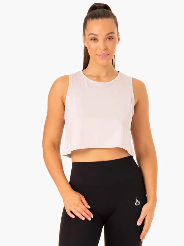 Hybrid Muscle Tank - Ivory sold by Ryderwear