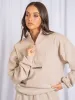 Unisex Half Zip Jumper - Sand sold by Ryderwear