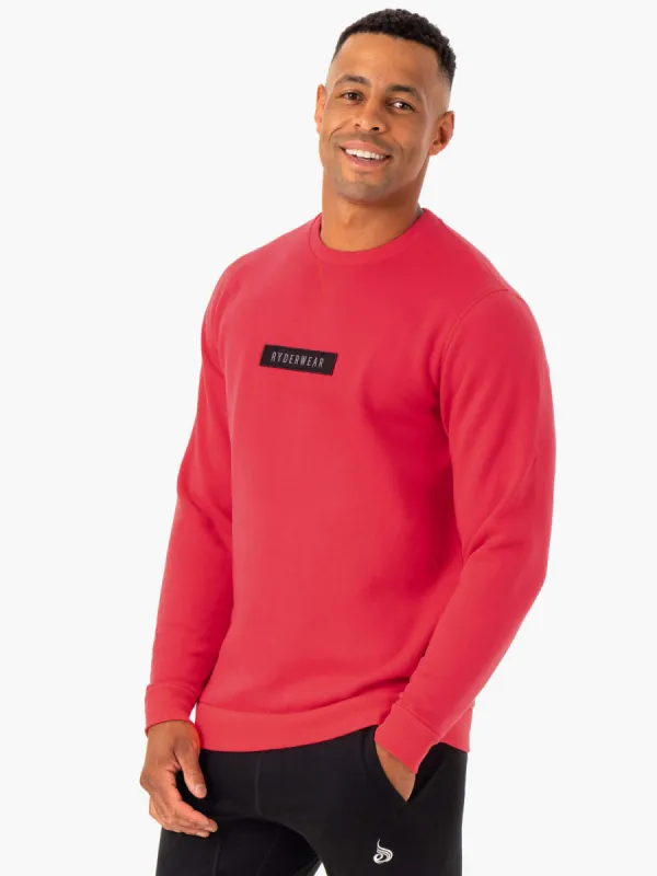 Recharge Pullover - Red made by Ryderwear
