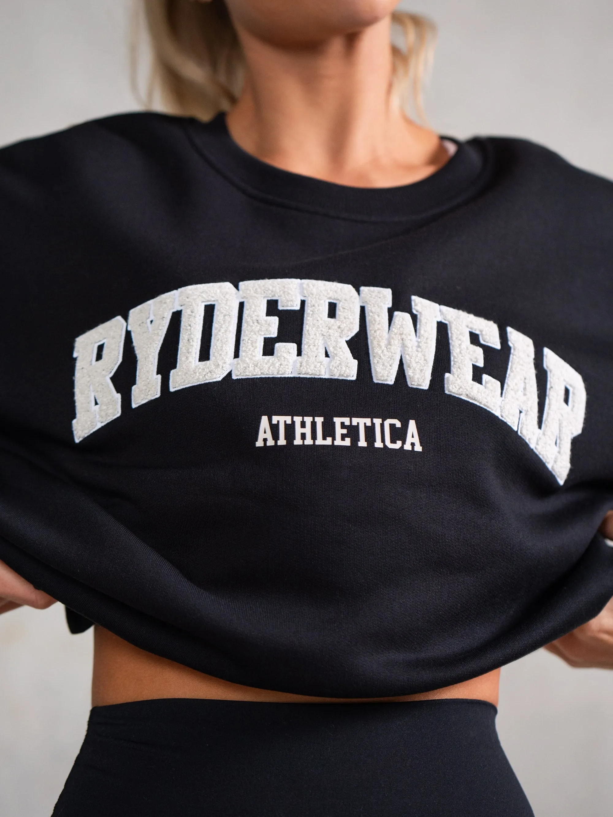 Athletica Sweater - Black sold by Ryderwear product image thumbnail 2