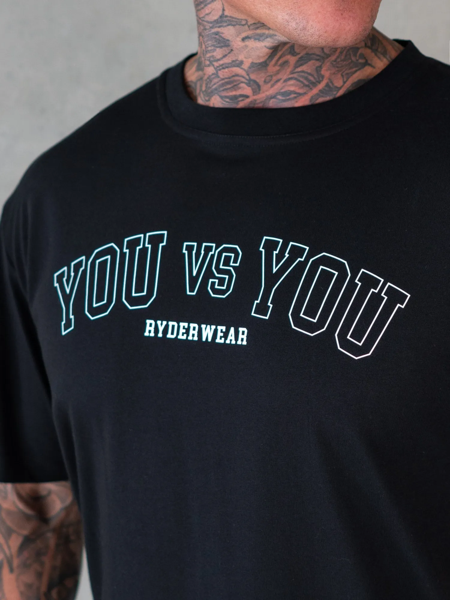 You vs You Oversized T-Shirt - Black sold by Ryderwear product image thumbnail 3