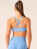 Momentum Twist Sports Bra - Bright Blue sold by Ryderwear