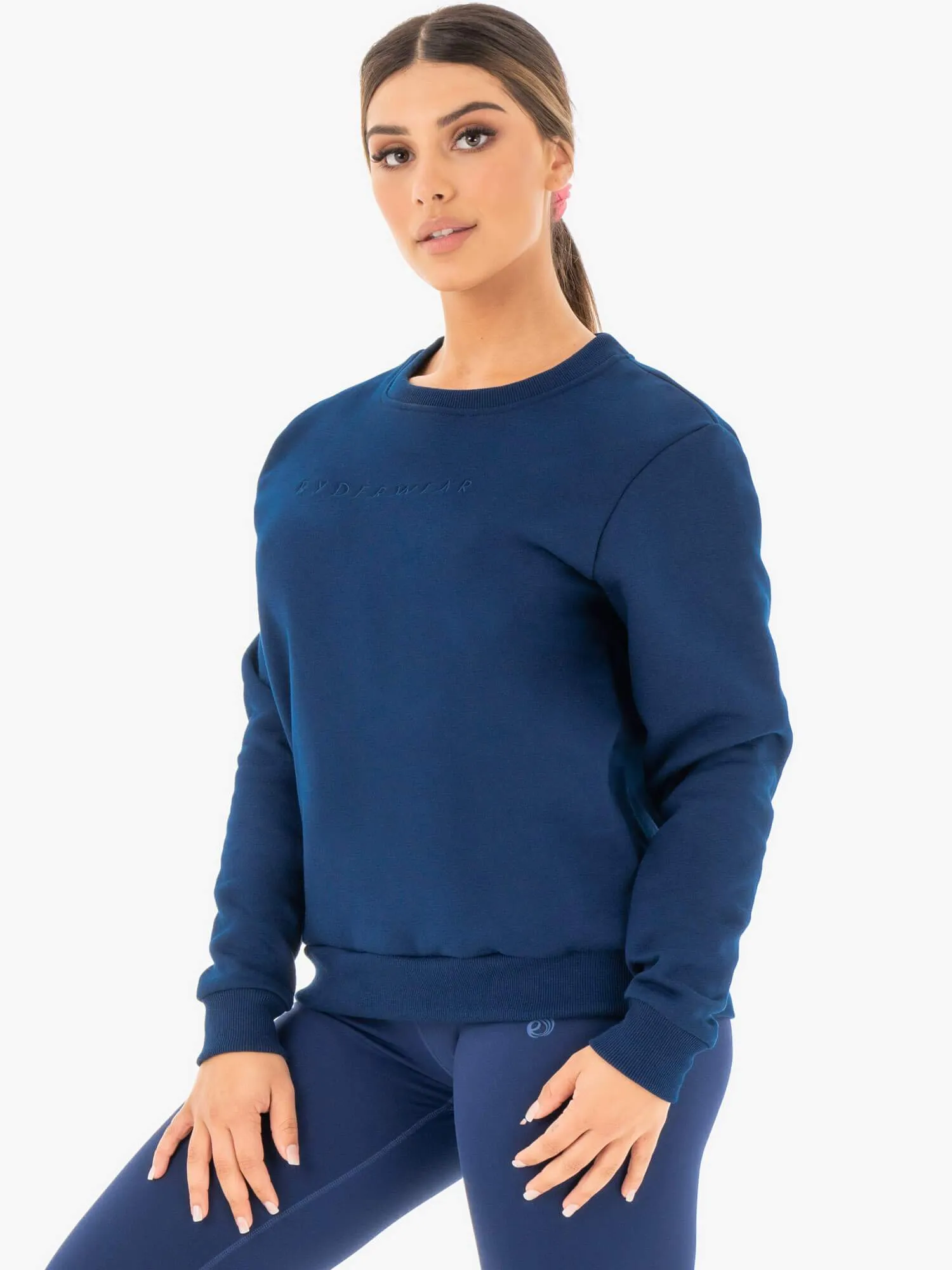 Motion Oversized Sweater - Navy sold by Ryderwear product image thumbnail 3