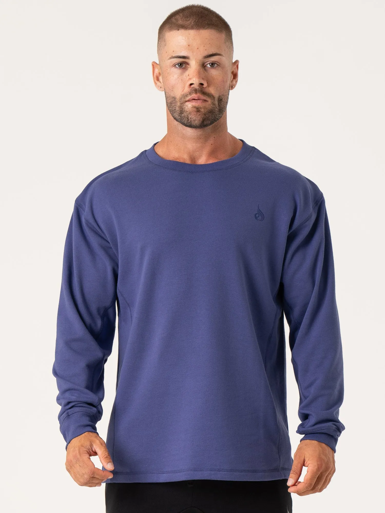 Force Crew Neck - Indigo sold by Ryderwear