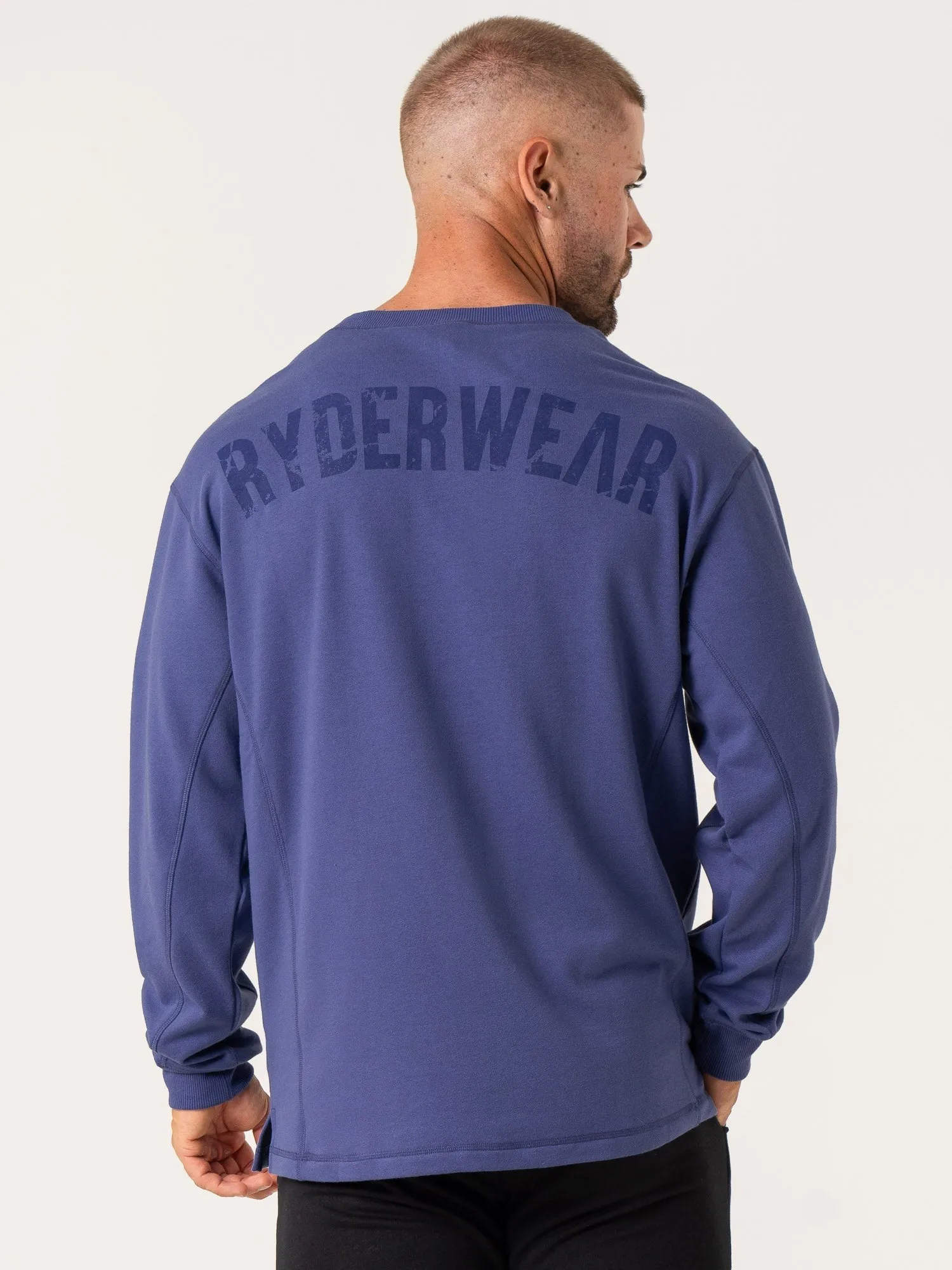 Force Crew Neck - Indigo sold by Ryderwear product image thumbnail 2