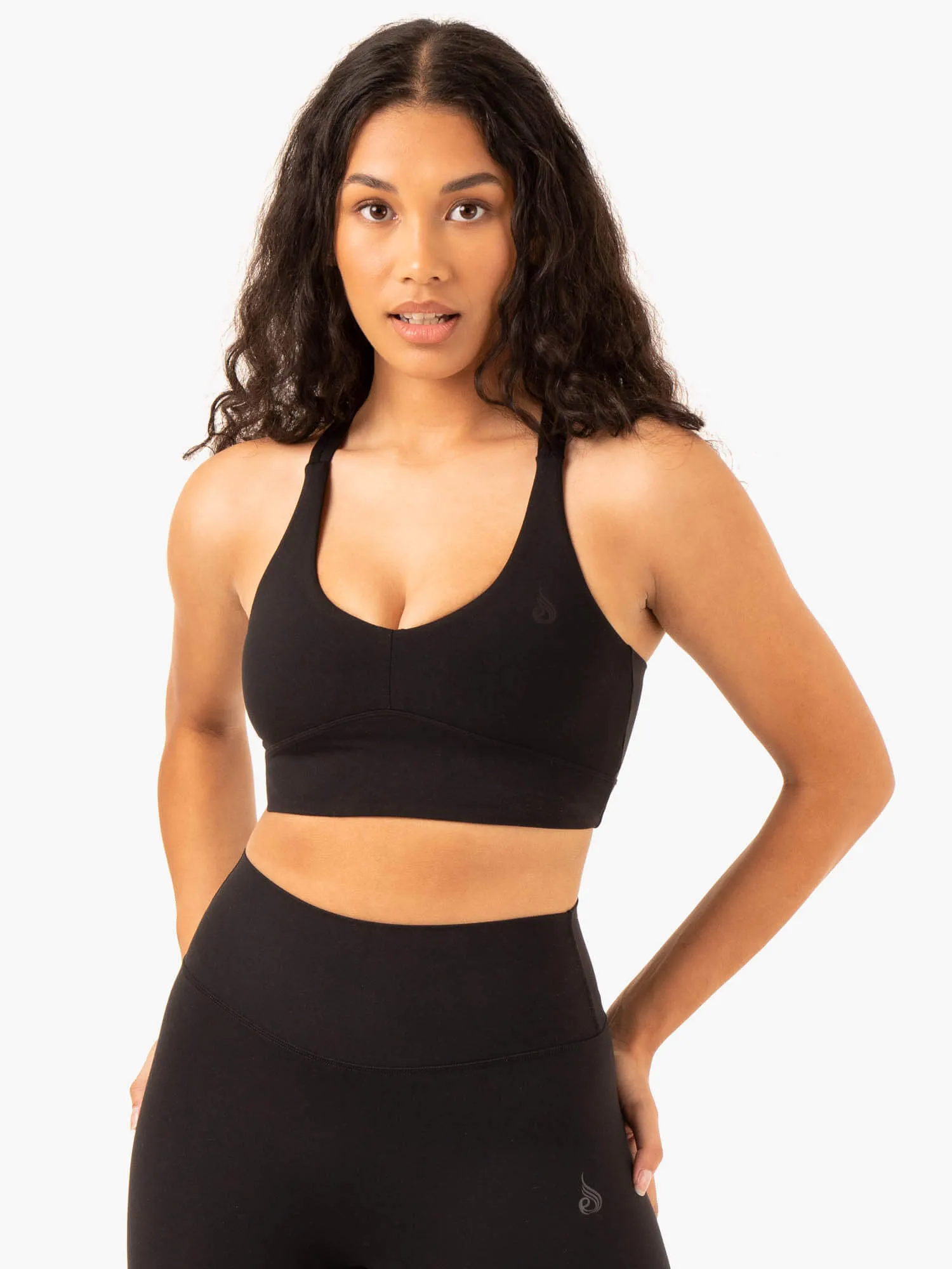 NKD Refine Sports Bra - Black sold by Ryderwear