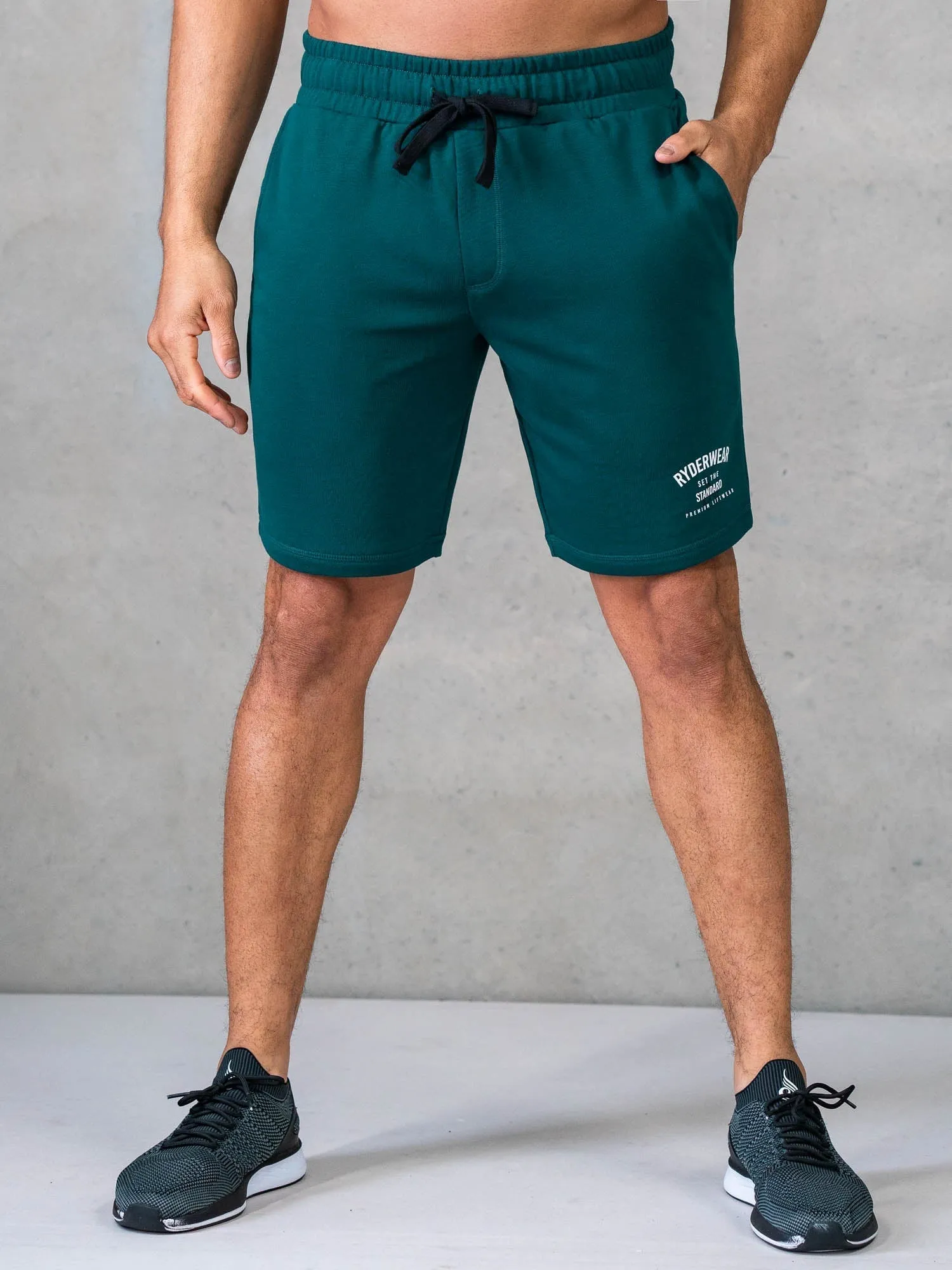 Legacy Track Shorts - Emerald sold by Ryderwear
