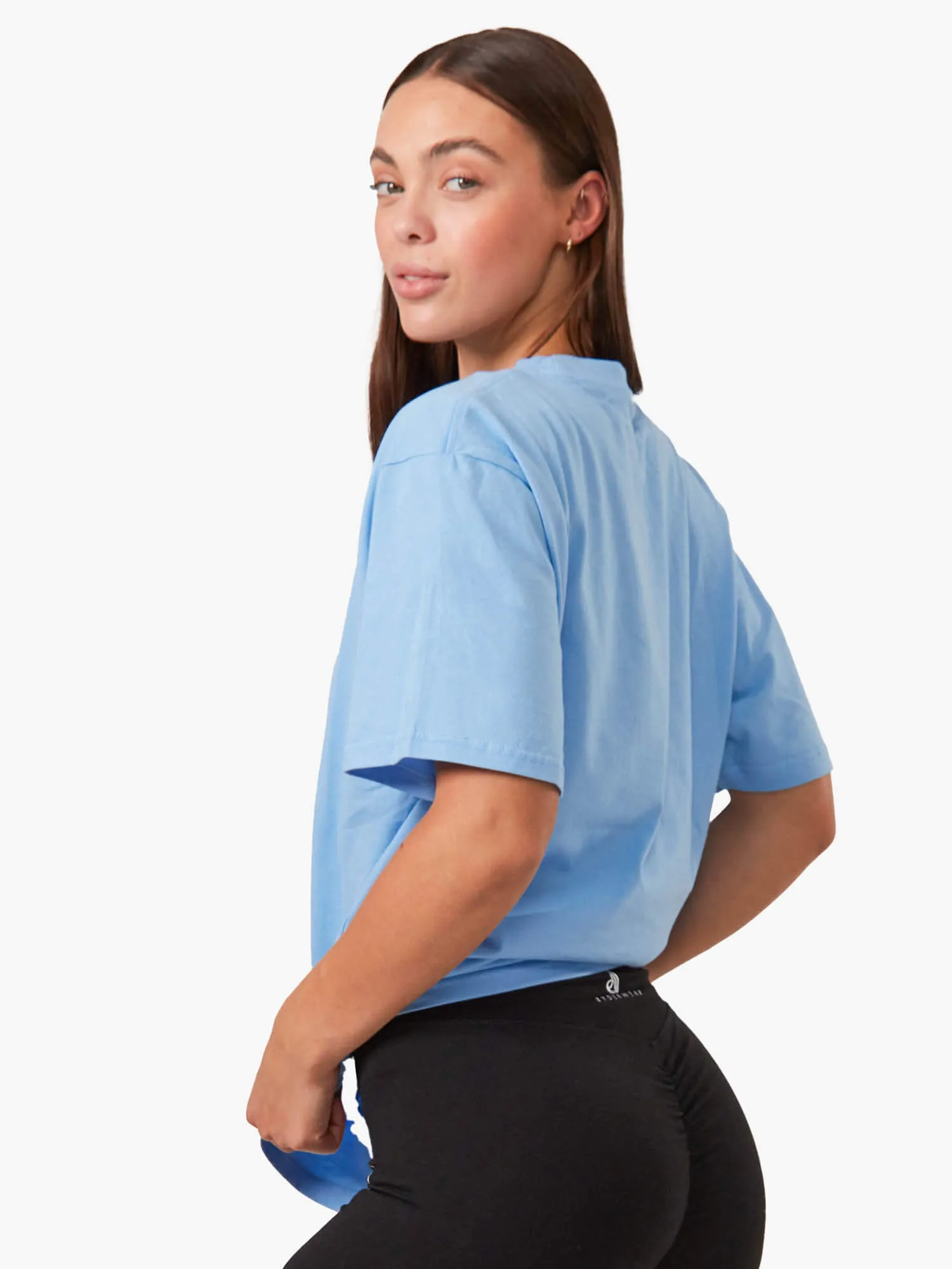 Oversized T-Shirt - Sky Blue sold by Ryderwear product image thumbnail 3