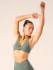 Momentum Twist Sports Bra - Forest Green sold by Ryderwear