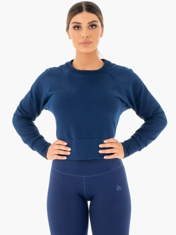 Motion Sweater - Navy sold by Ryderwear