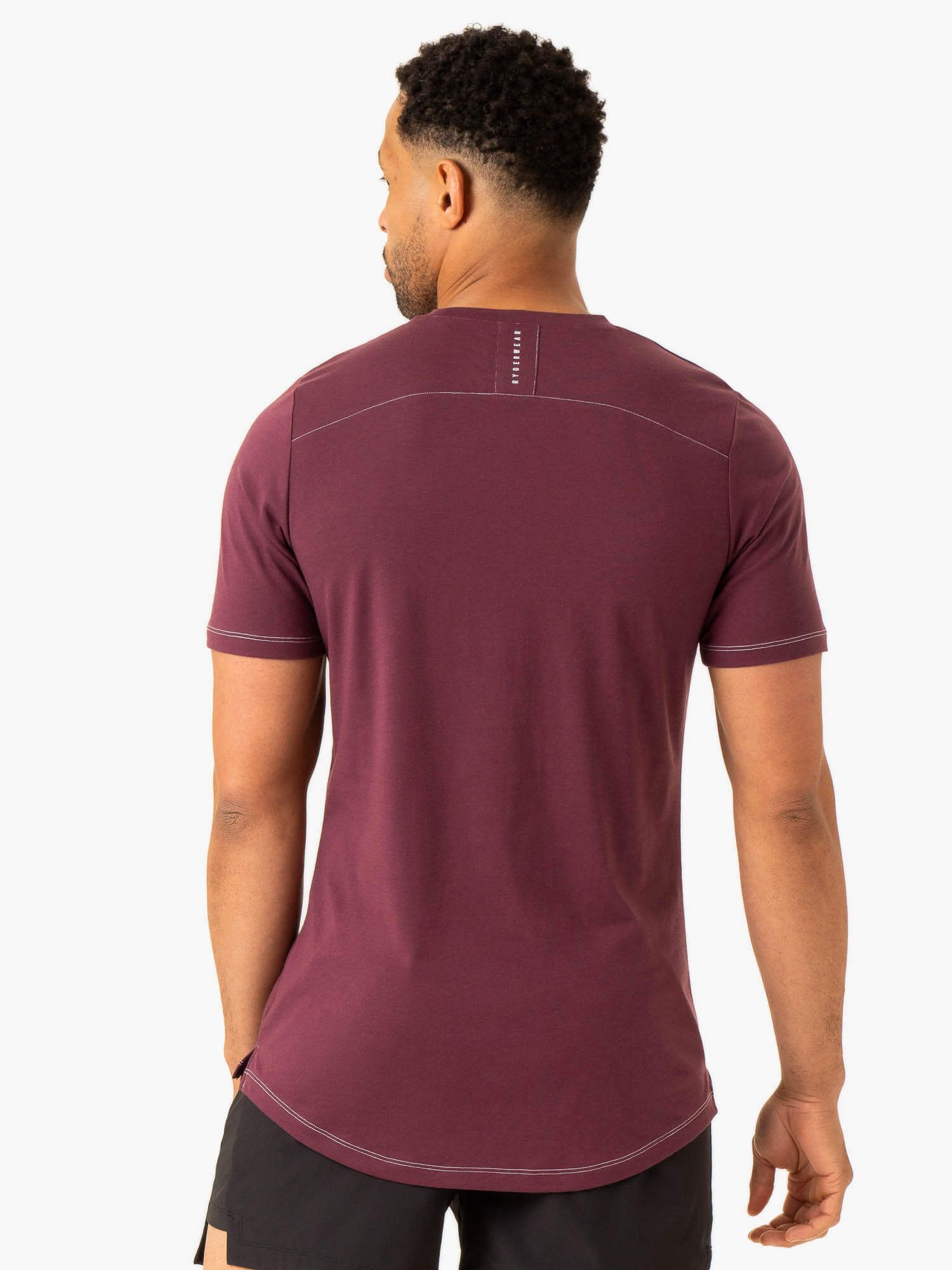 Vital T-Shirt - Plum sold by Ryderwear product image thumbnail 2