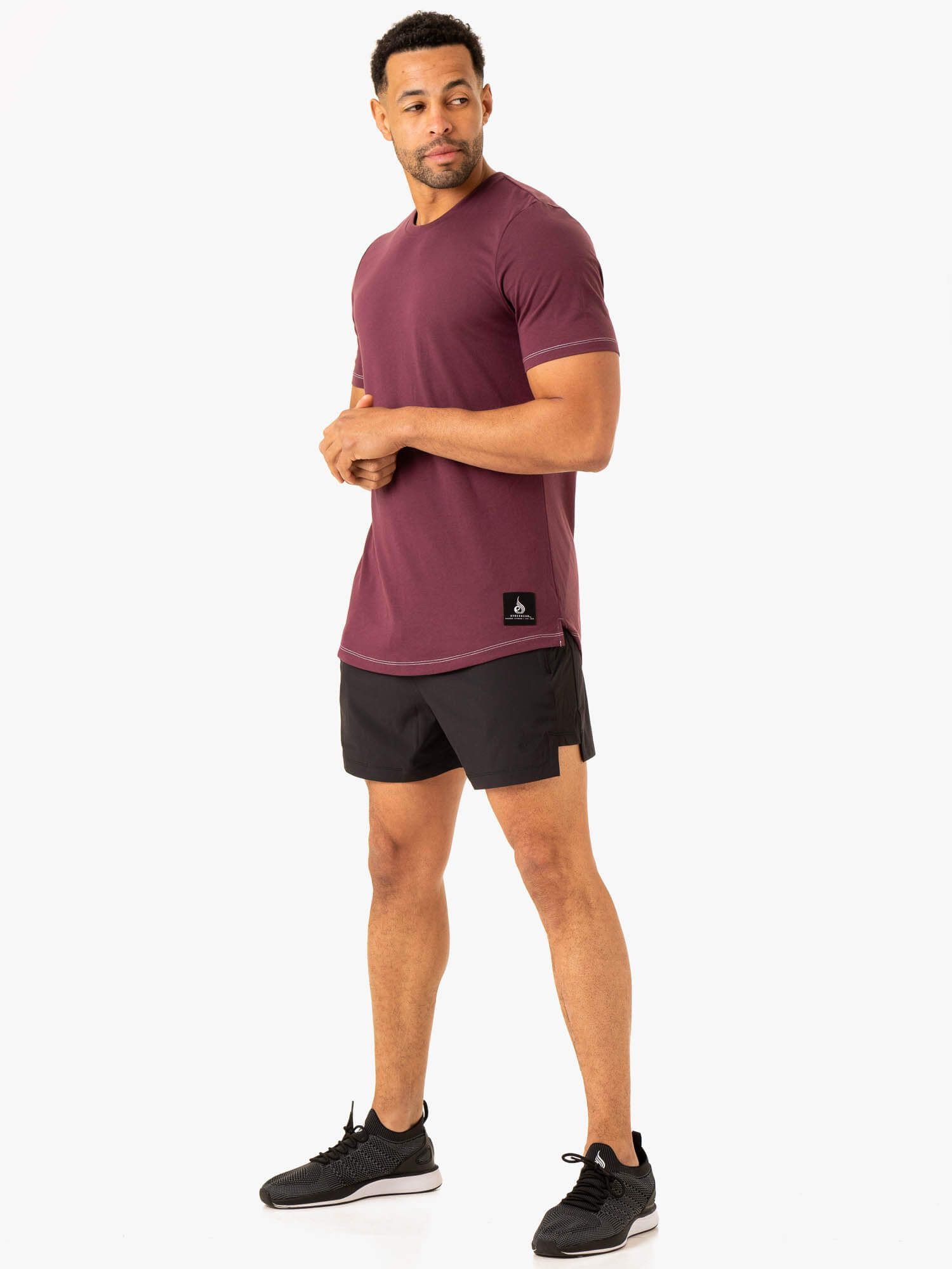 Vital T-Shirt - Plum sold by Ryderwear product image thumbnail 4
