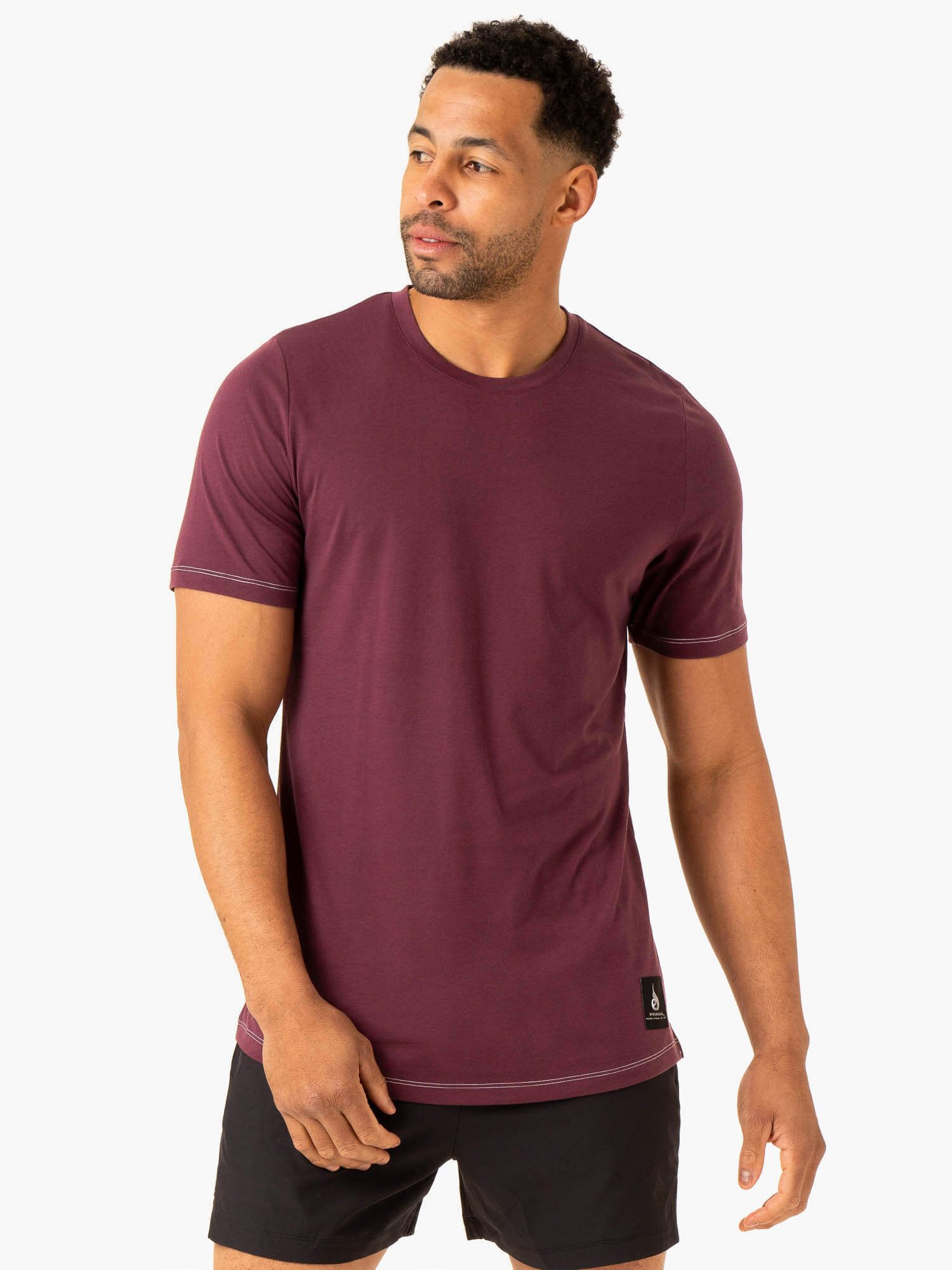 Vital T-Shirt - Plum sold by Ryderwear product image thumbnail 3