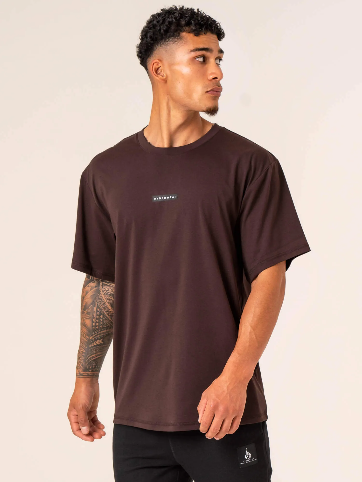 Terrain T-Shirt - Dark Oak sold by Ryderwear product image thumbnail 4