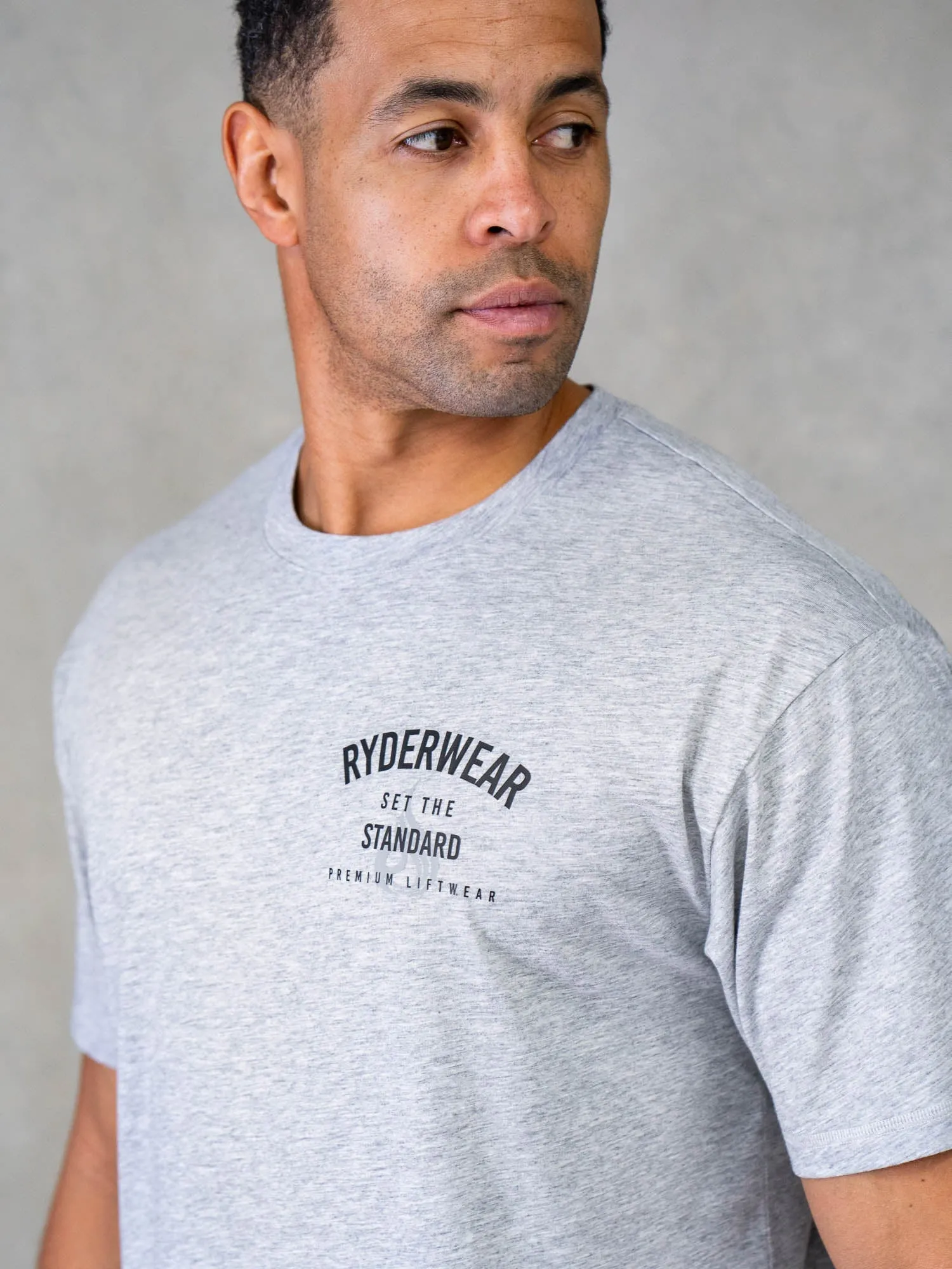 Legacy T-Shirt - Grey Marl sold by Ryderwear product image thumbnail 5