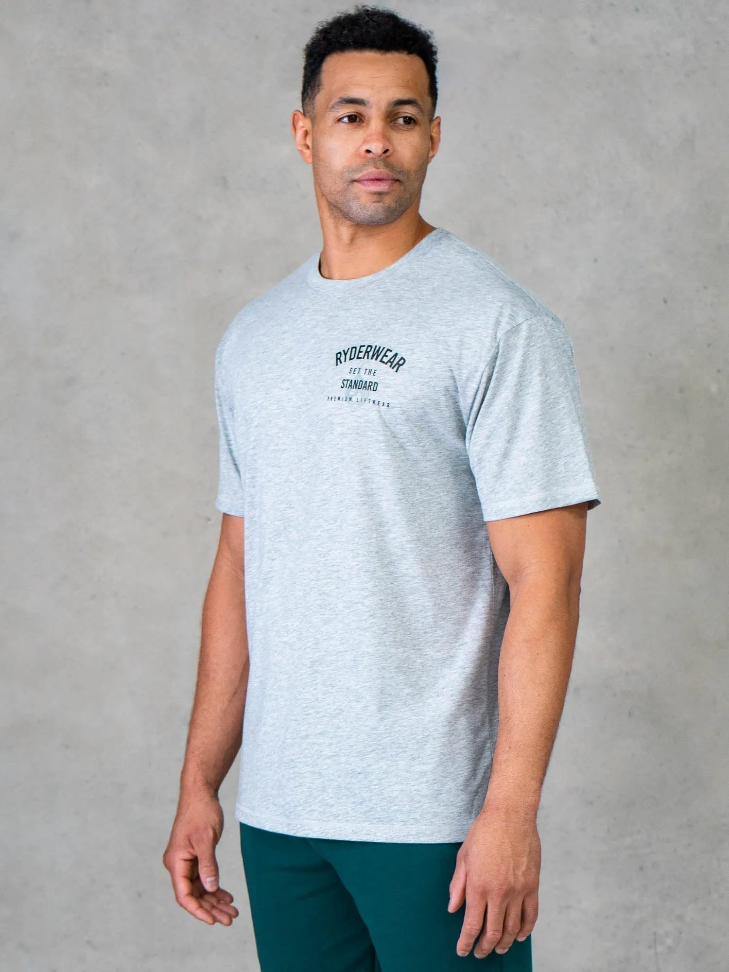 Legacy T-Shirt - Grey Marl sold by Ryderwear product image thumbnail 4