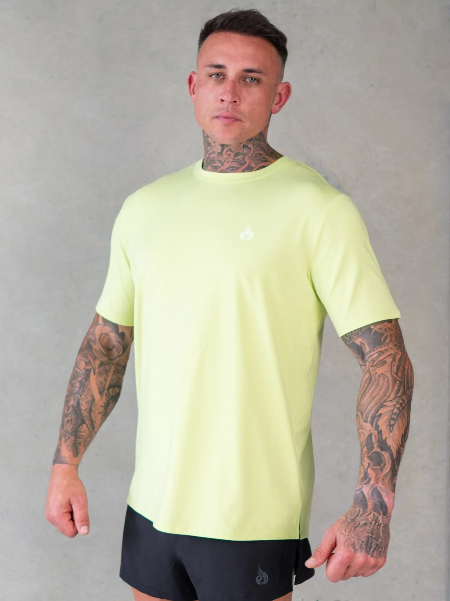 Soft Tech T-Shirt - Lime Marl sold by Ryderwear product image thumbnail 5