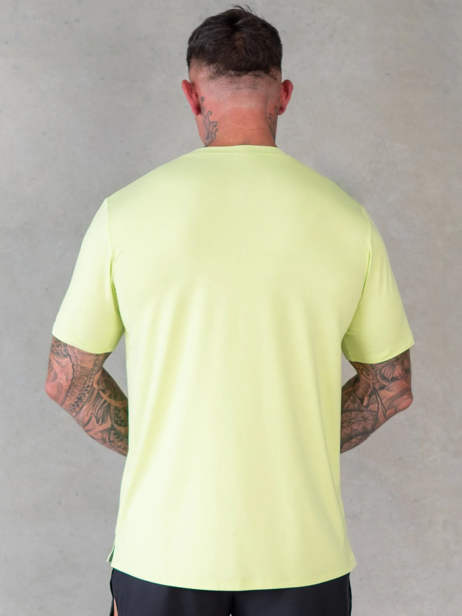 Soft Tech T-Shirt - Lime Marl sold by Ryderwear product image thumbnail 2