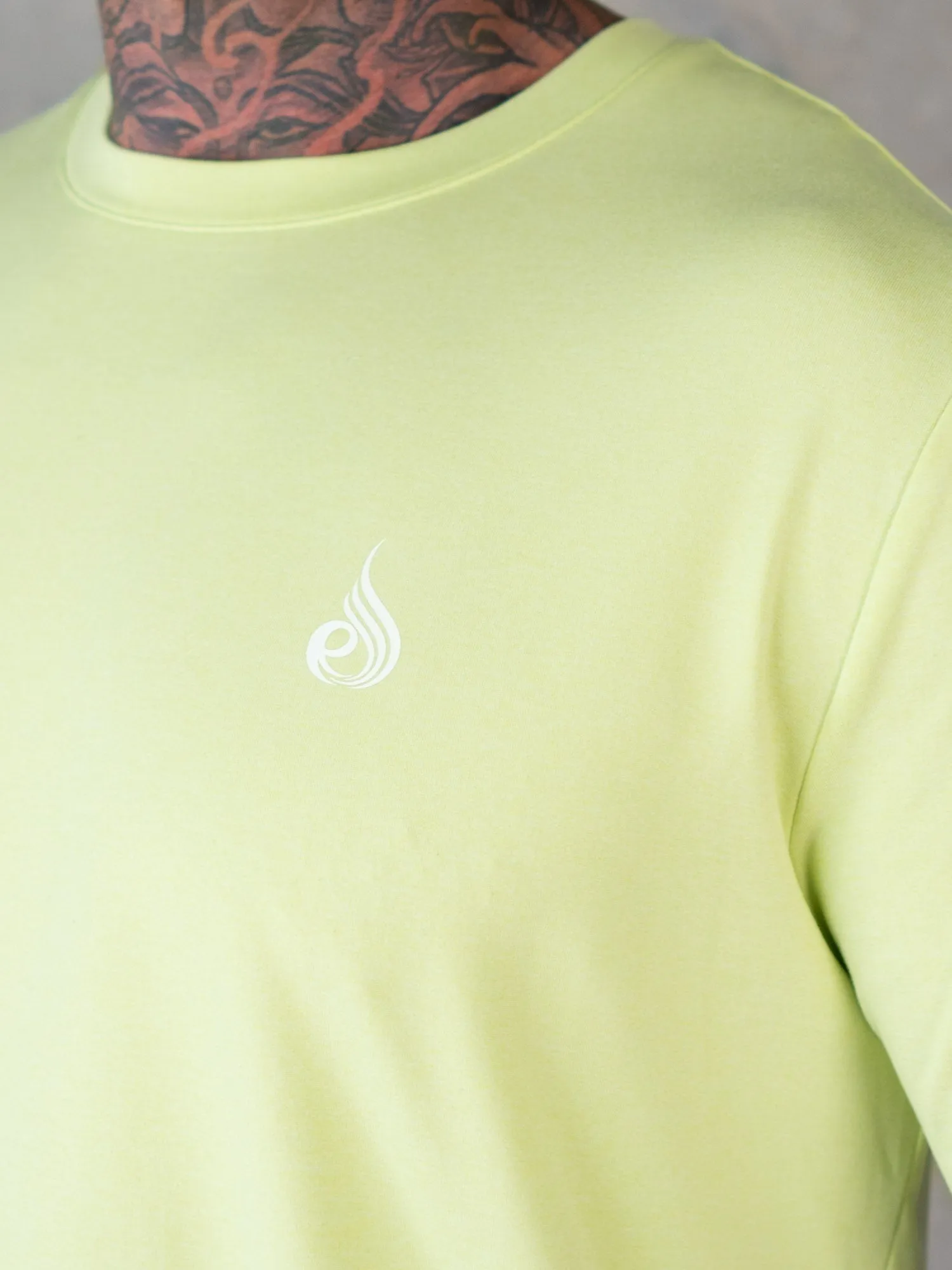 Soft Tech T-Shirt - Lime Marl sold by Ryderwear product image thumbnail 3