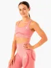 Staples Seamless Racer Back Sports Bra - Pink Marl sold by Ryderwear
