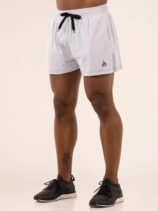 Emerge Arnie Short - Snow Grey Marl made by Ryderwear