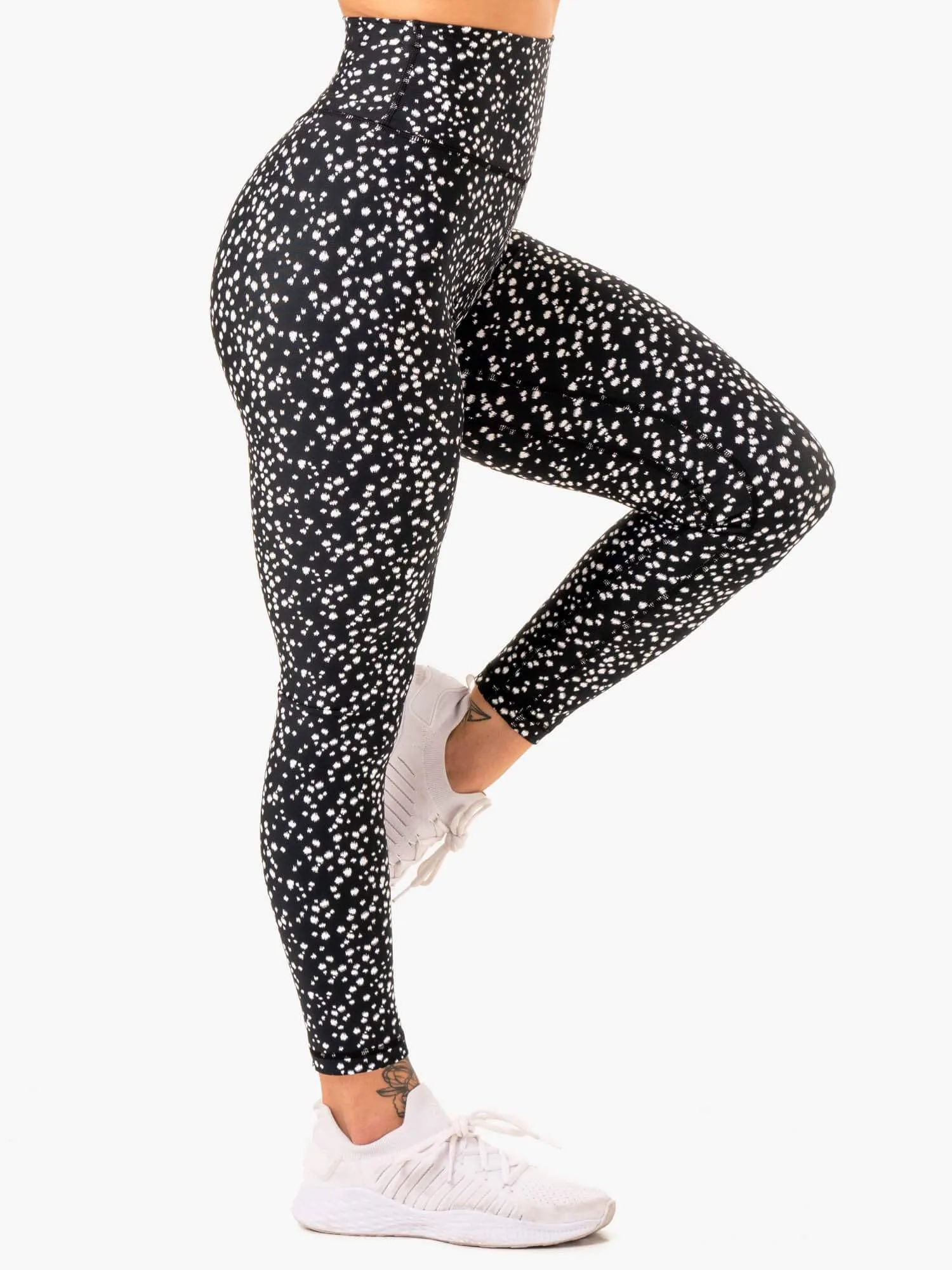 Reform High Waisted Leggings - Black Speckle sold by Ryderwear product image thumbnail 2