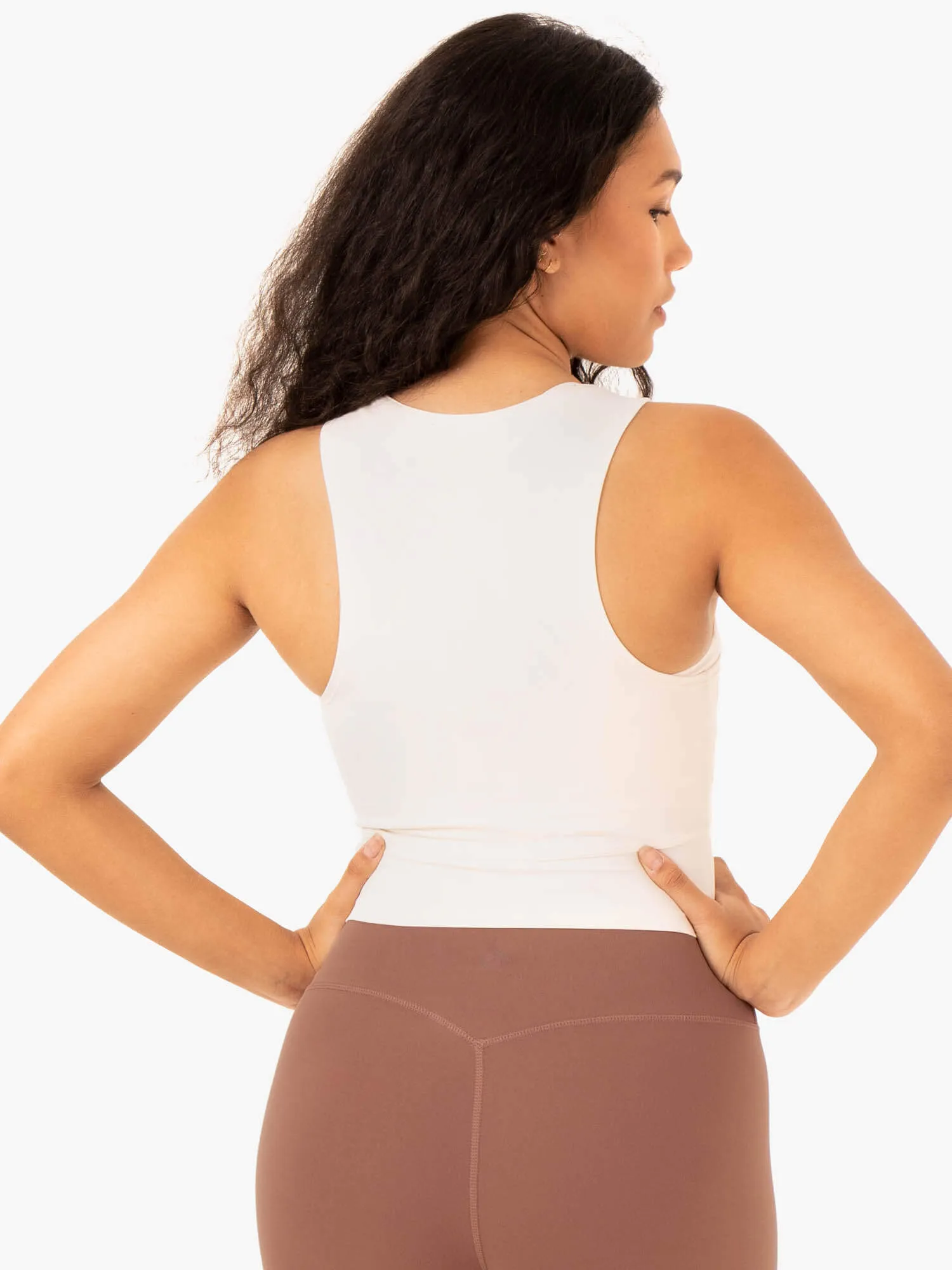 NKD Refine Tank - Off White sold by Ryderwear product image thumbnail 2