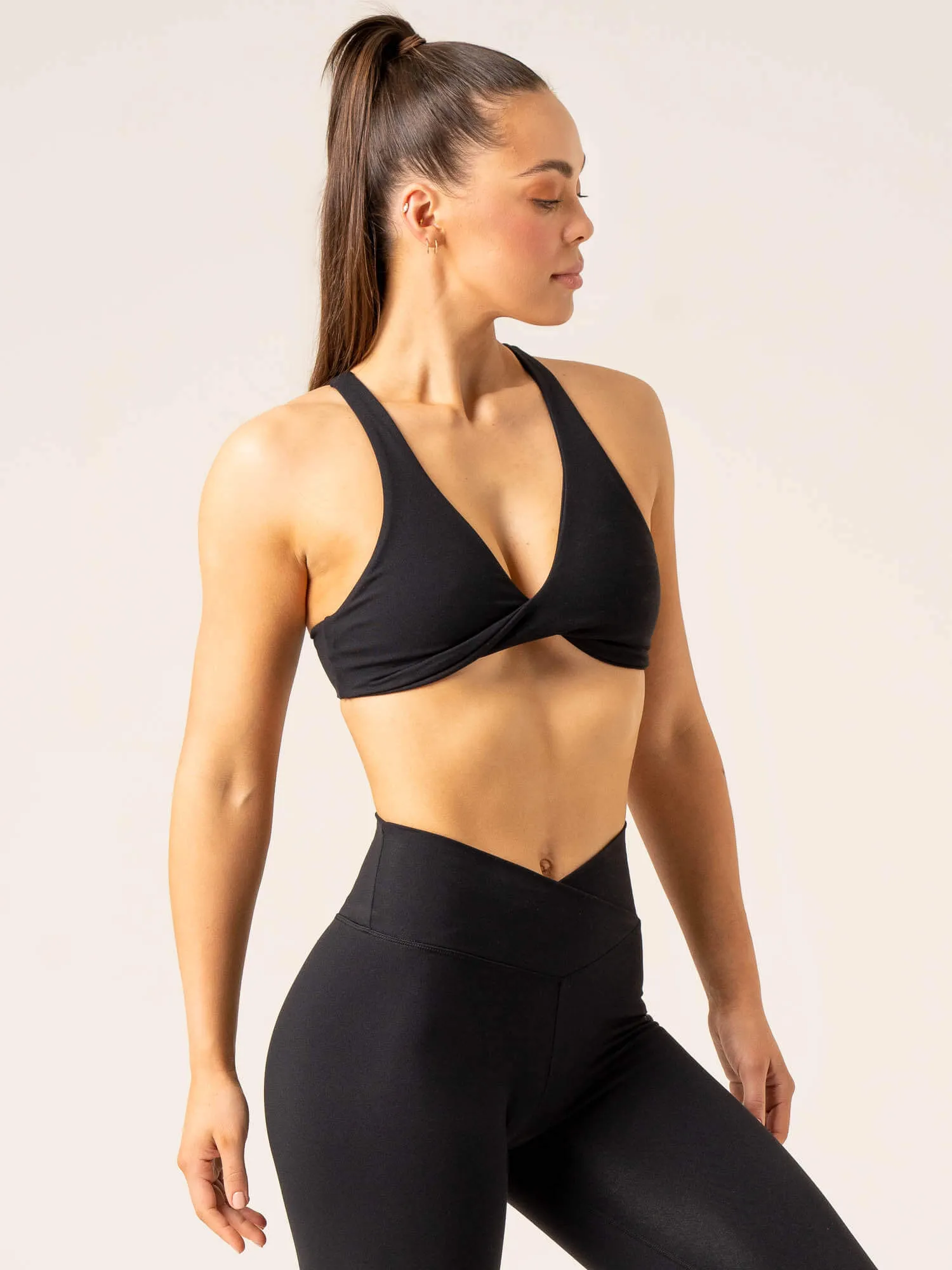 Momentum Twist Sports Bra - Black sold by Ryderwear product image thumbnail 3