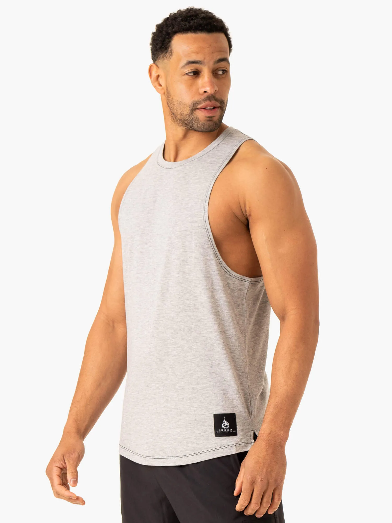 Vital Baller Tank - Grey Marl sold by Ryderwear