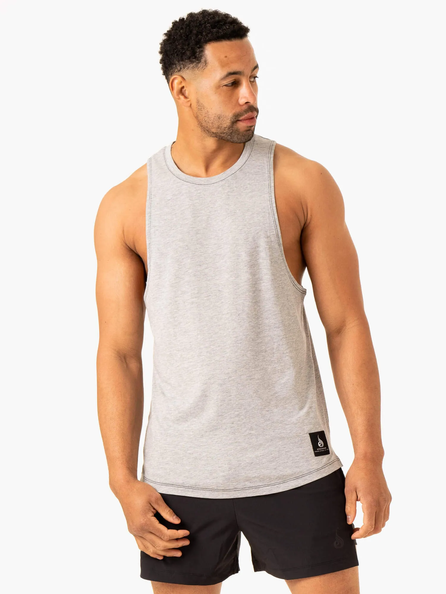 Vital Baller Tank - Grey Marl sold by Ryderwear product image thumbnail 3