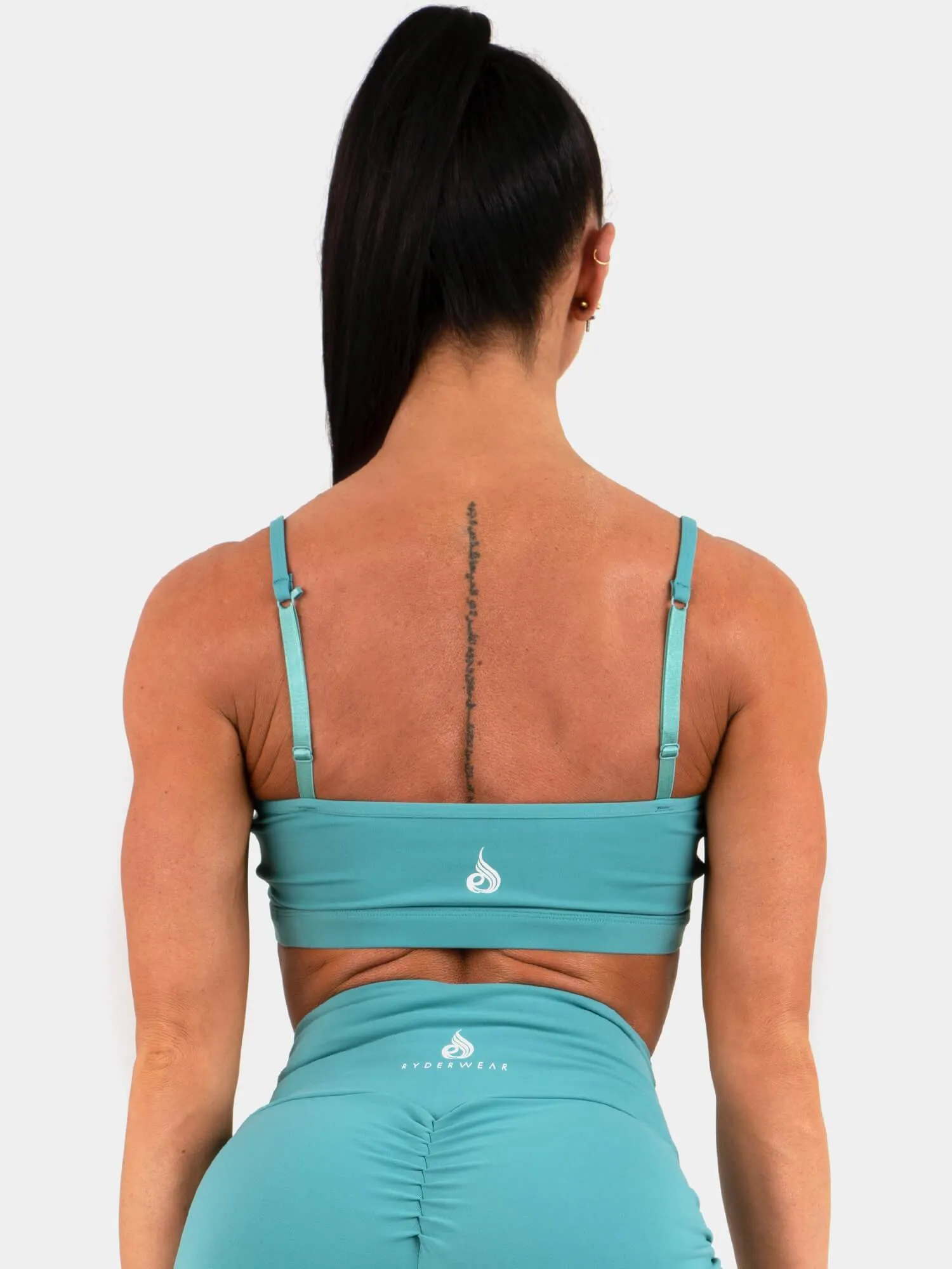 Staples Sports Bra - Teal sold by Ryderwear product image thumbnail 2