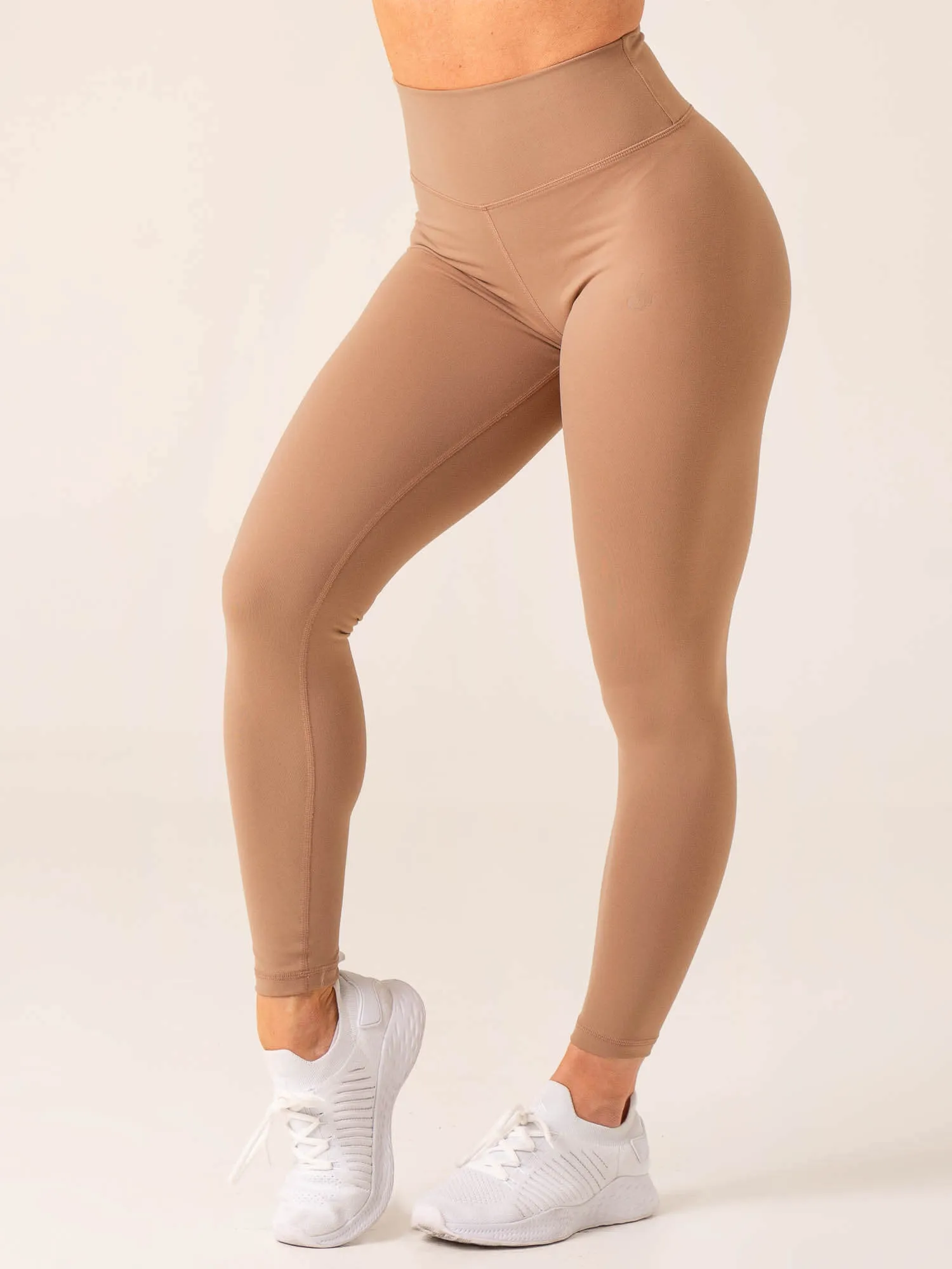 Unstoppable High Waisted Scrunch Leggings - Mocha sold by Ryderwear product image thumbnail 2