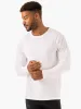 Lift Long Sleeve T-Shirt - White sold by Ryderwear