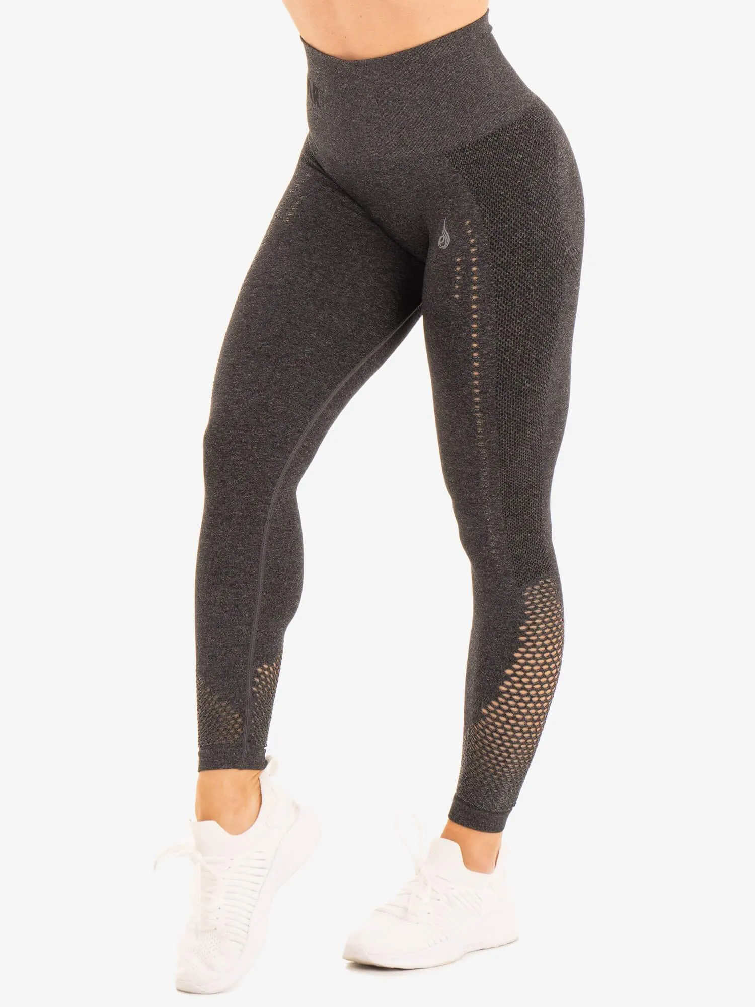 Seamless Staples Leggings - Charcoal Marl sold by Ryderwear product image thumbnail 2