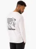 Lift Long Sleeve T-Shirt - White sold by Ryderwear
