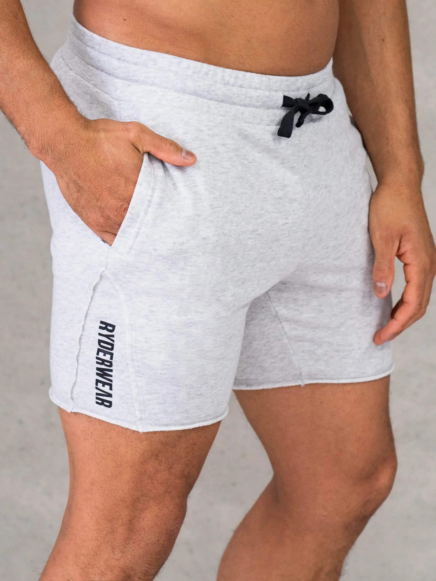 Force 6" Track Short - Chalk Grey Marl sold by Ryderwear product image thumbnail 4
