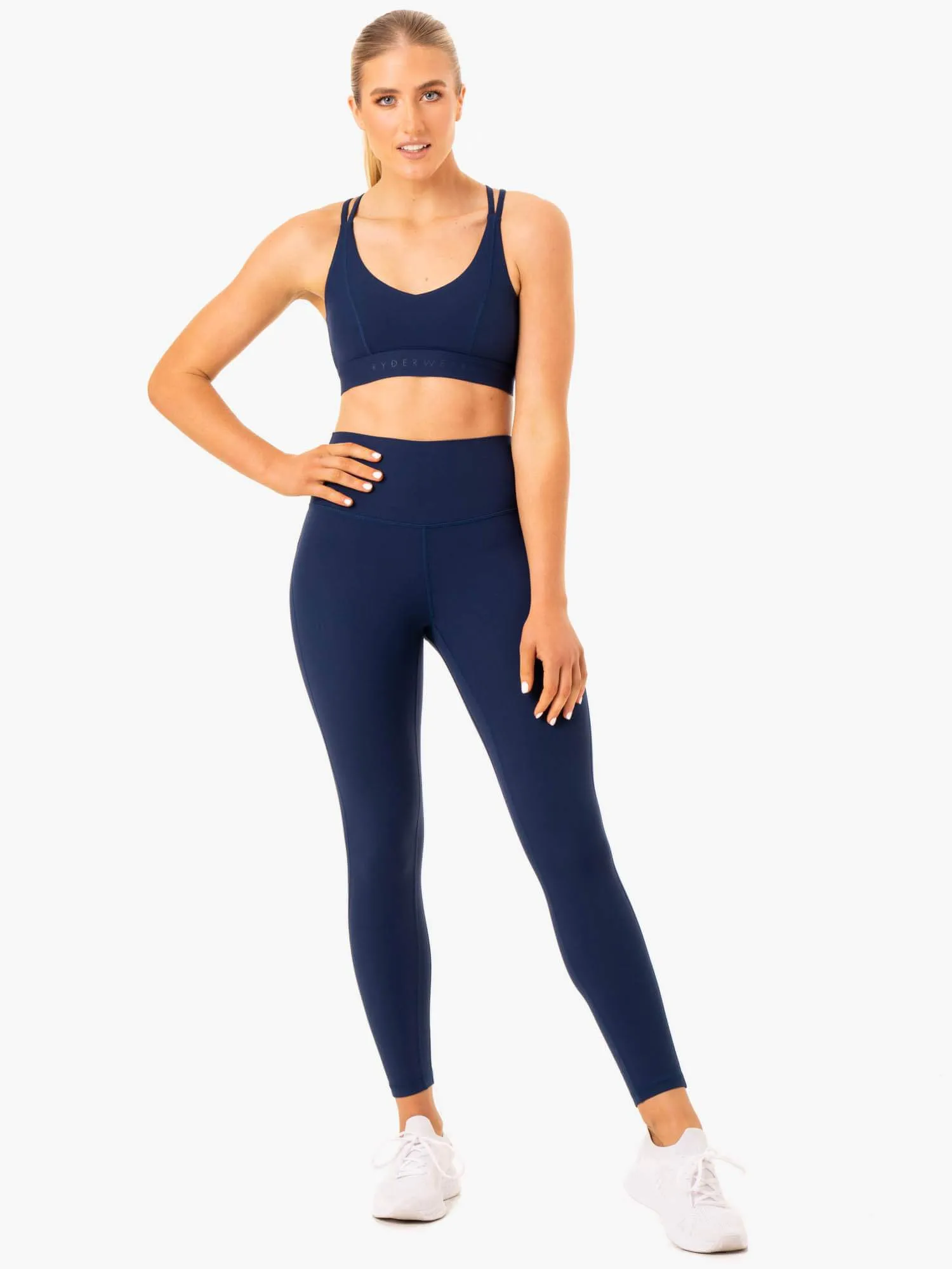 NKD Align Sports Bra - Navy sold by Ryderwear product image thumbnail 4