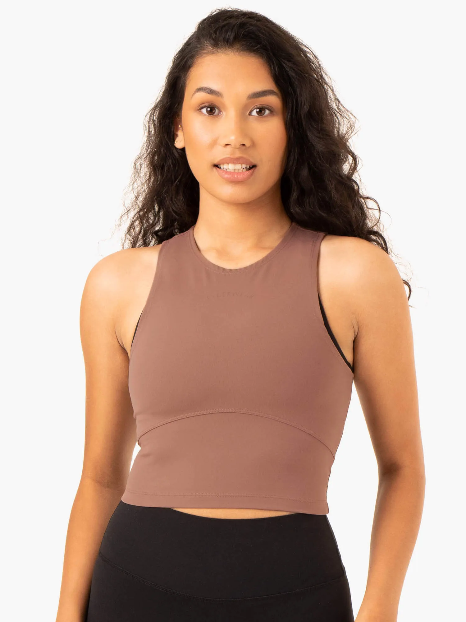 NKD Refine Tank - Mocha sold by Ryderwear