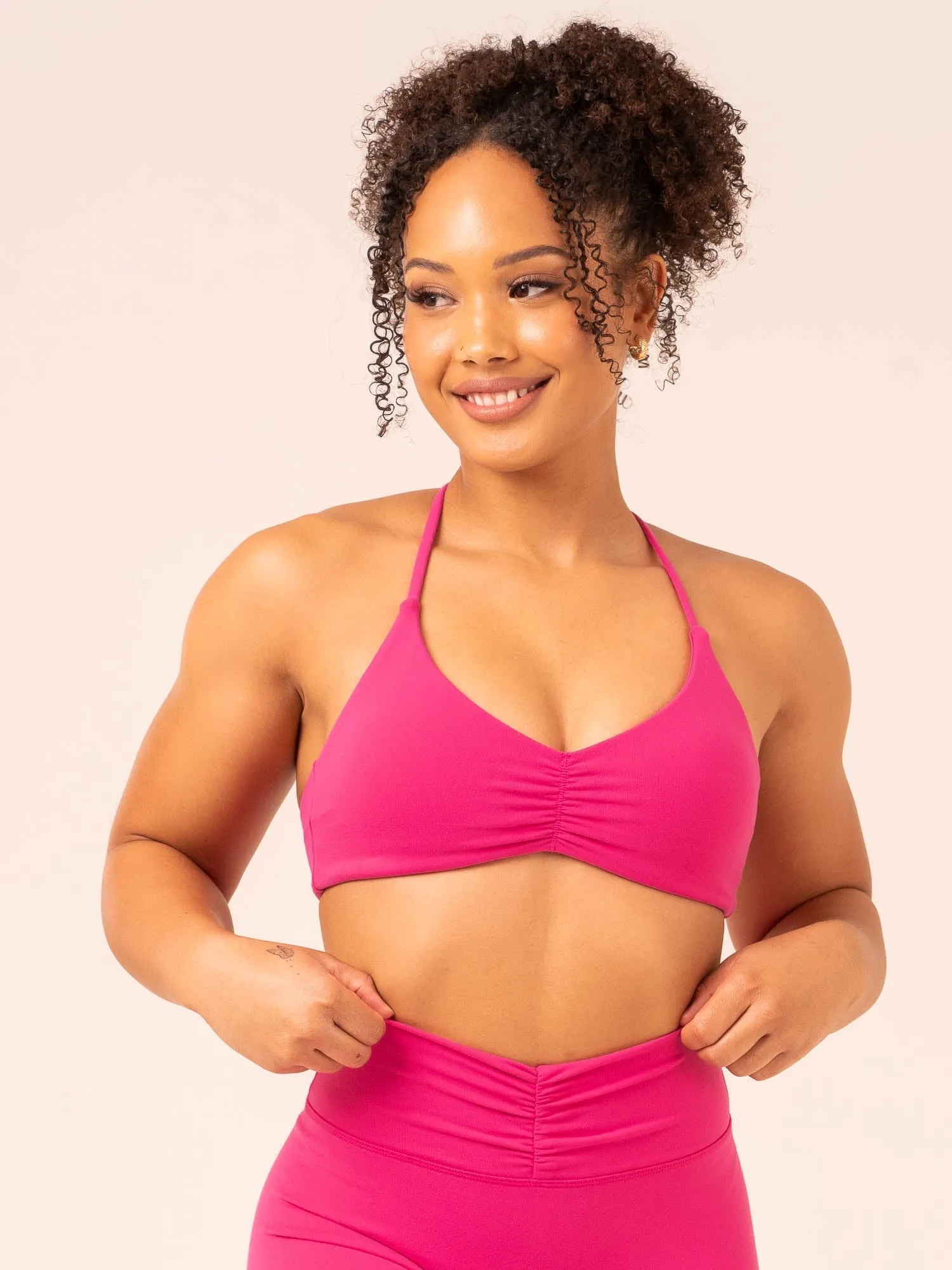 Tempo Sports Bra - Hot Pink sold by Ryderwear product image thumbnail 3