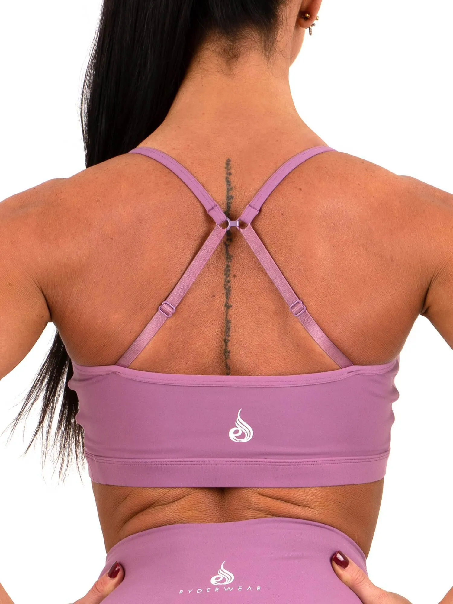 Staples Sports Bra - Purple sold by Ryderwear product image thumbnail 5