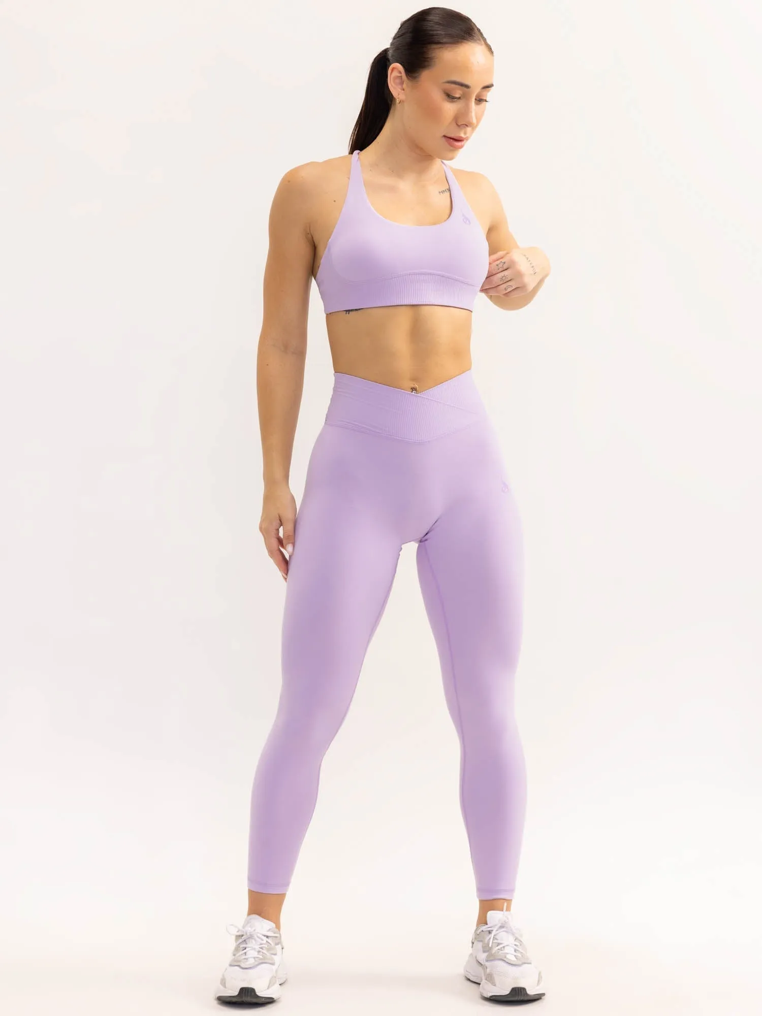 Activate Scoop Neck Sports Bra - Lavender sold by Ryderwear product image thumbnail 4