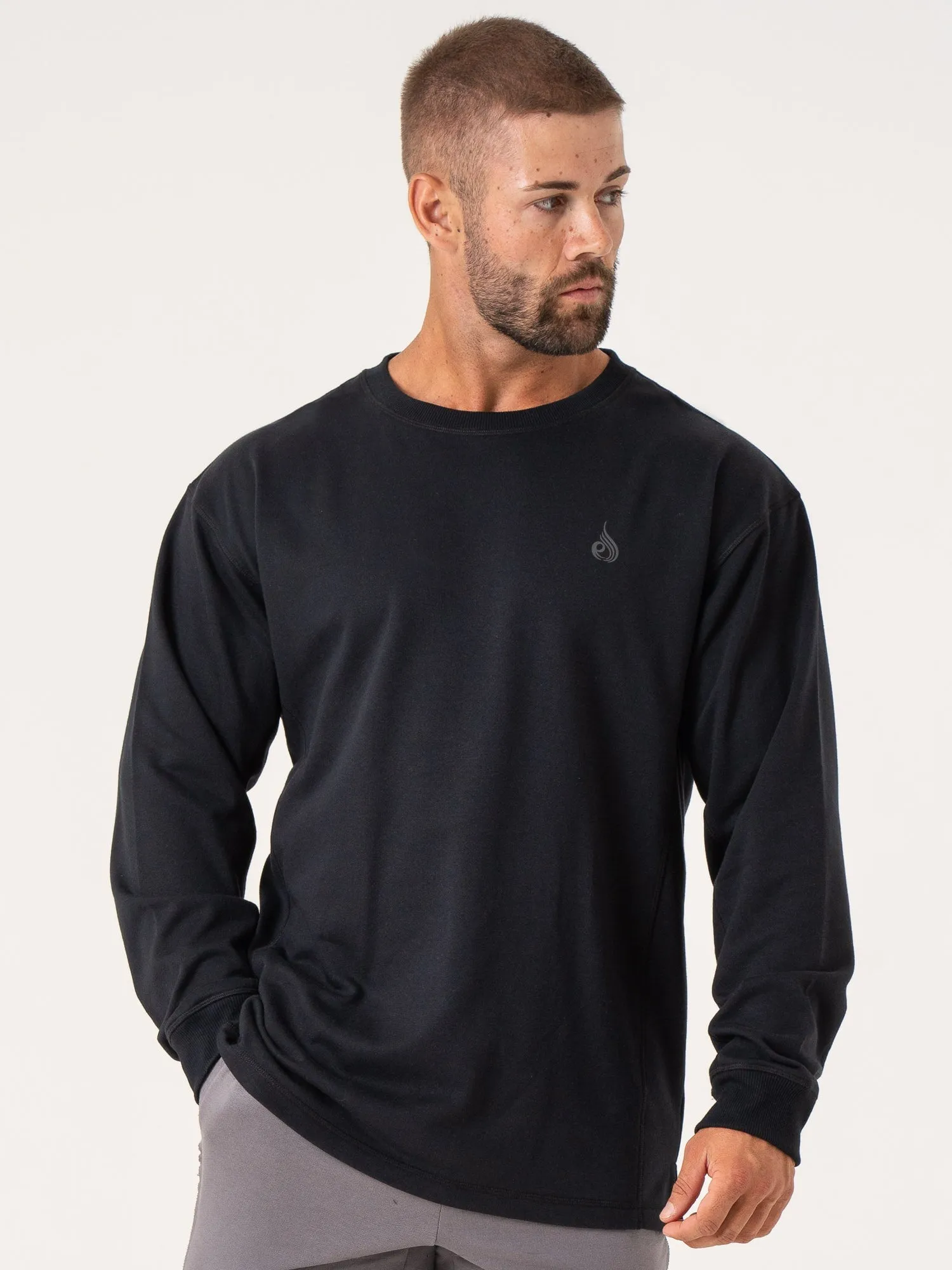 Force Crew Neck - Black sold by Ryderwear product image thumbnail 5
