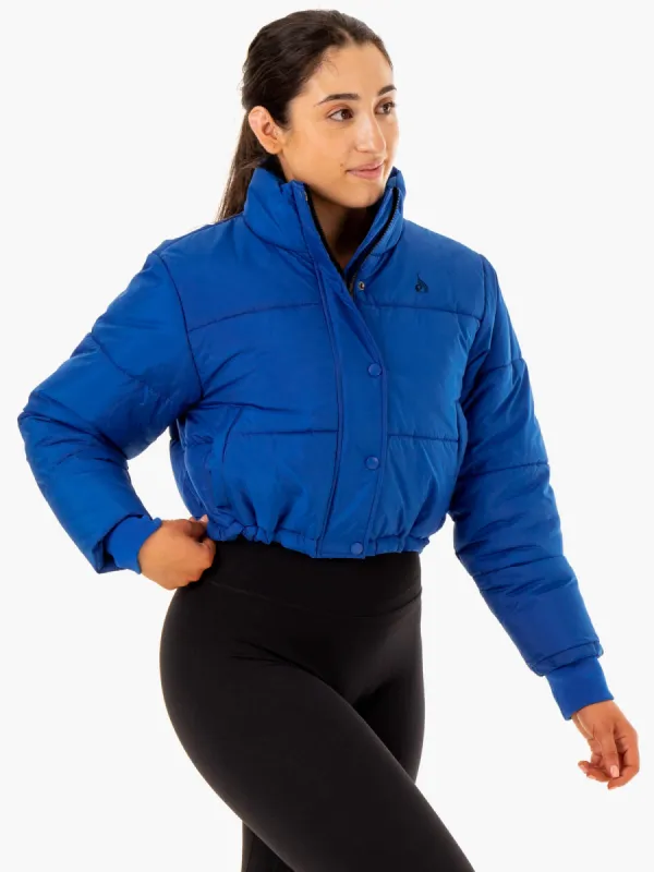 Apex Puffer Jacket - Cobalt Blue sold by Ryderwear