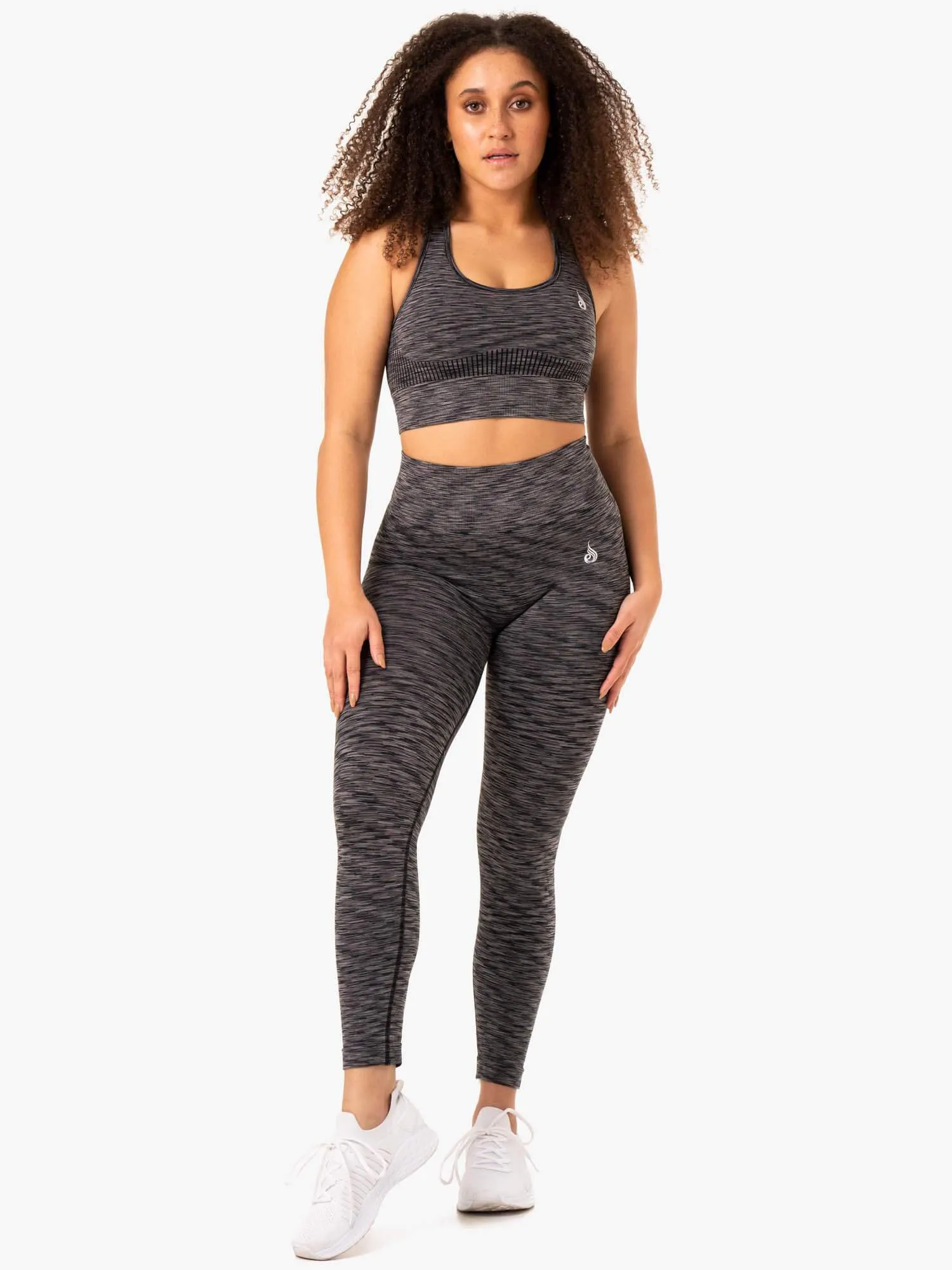 Evolve Seamless Longline Sports Bra - Black sold by Ryderwear product image thumbnail 5
