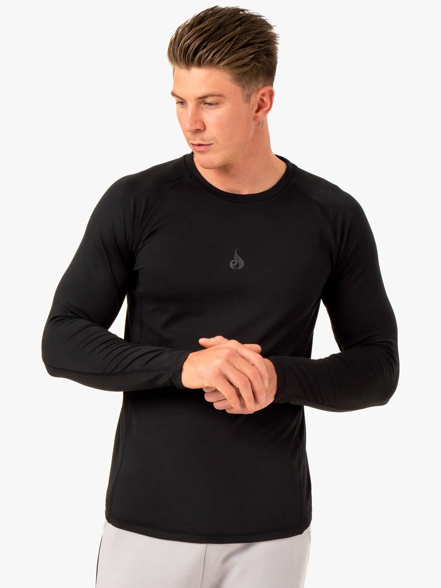 Enhance Long Sleeve Training Top - Black sold by Ryderwear