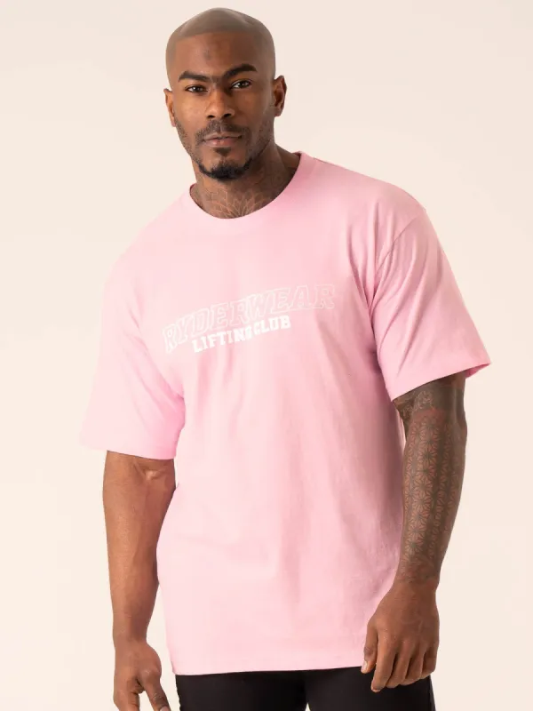Lifting Club T-Shirt - Pink sold by Ryderwear